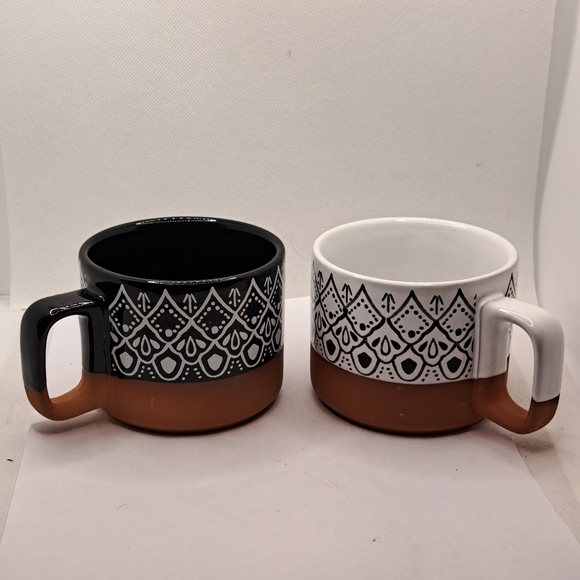 Now Designs Heirloom Harmony Terracotta Mug Set - Picture 1 of 6